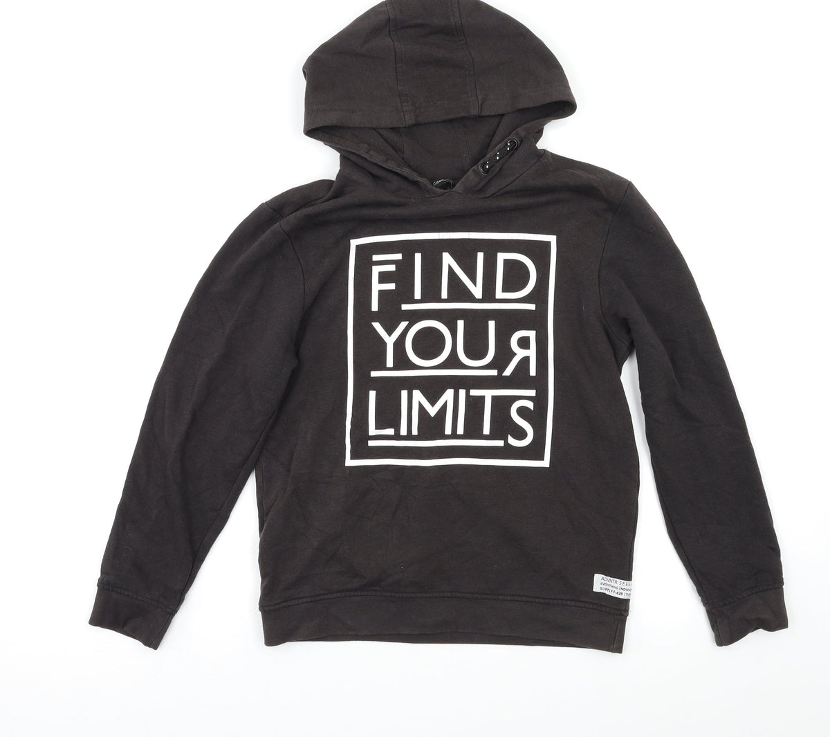 George Boys Black   Pullover Hoodie Size 10 Years