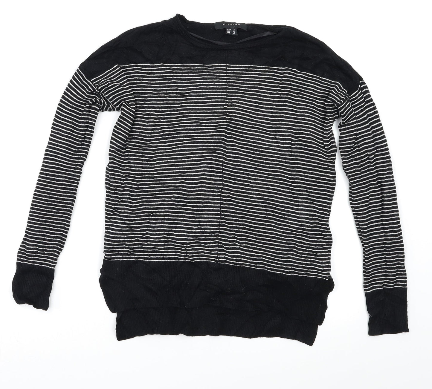 Womens UK Size 8 Atmosphere Black Pullover Jumper