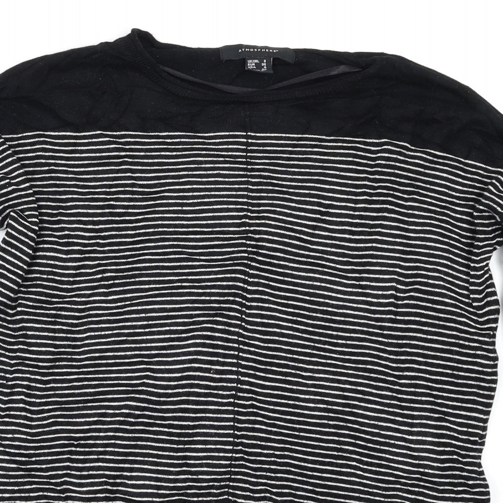 Womens UK Size 8 Atmosphere Black Pullover Jumper
