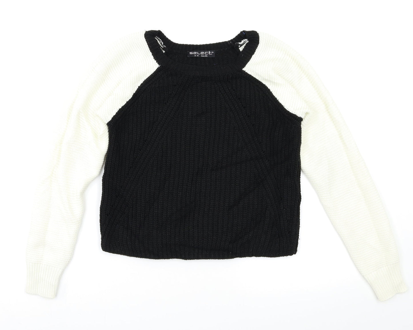 Womens UK Size 6 Select Black Pullover Jumper