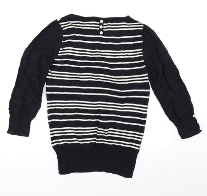 Womens UK Size 10 NEXT Black Pullover Jumper