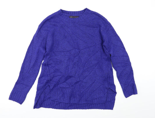 Womens UK Size S M&S Blue Pullover Jumper