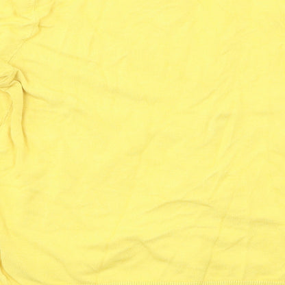 Womens UK Size M Ellen Tracy Yellow Cardigan Jumper