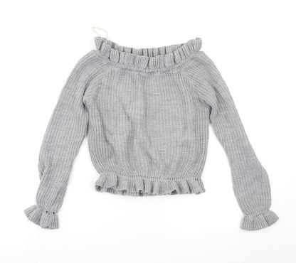 Womens UK Size 8 Select Grey Pullover Jumper