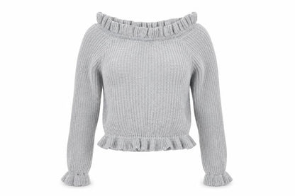 Womens UK Size 8 Select Grey Pullover Jumper