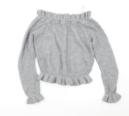 Womens UK Size 8 Select Grey Pullover Jumper