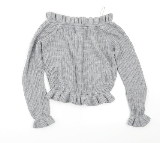 Womens UK Size 8 Select Grey Pullover Jumper