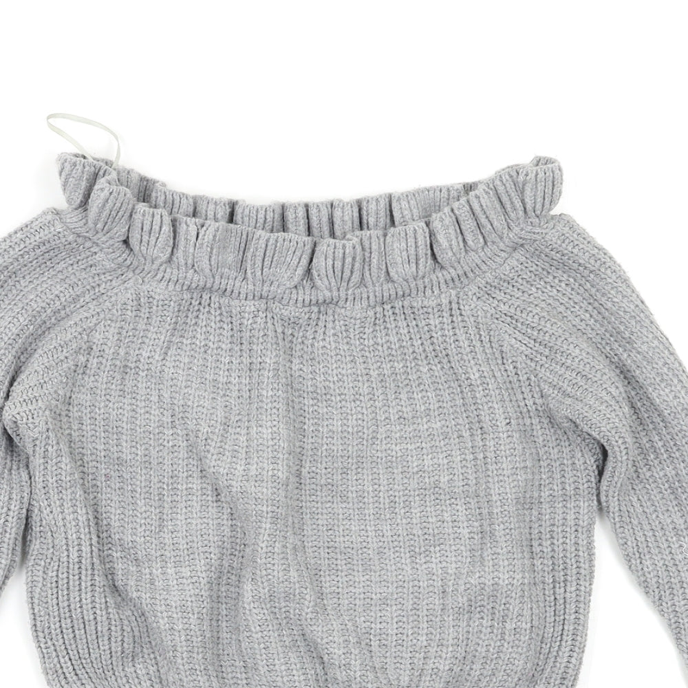 Womens UK Size 8 Select Grey Pullover Jumper
