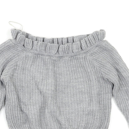 Womens UK Size 8 Select Grey Pullover Jumper