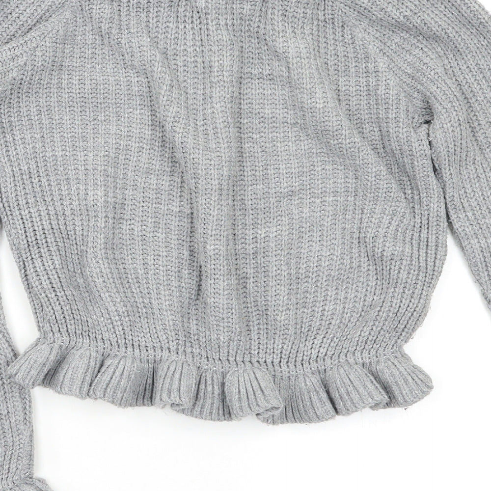 Womens UK Size 8 Select Grey Pullover Jumper