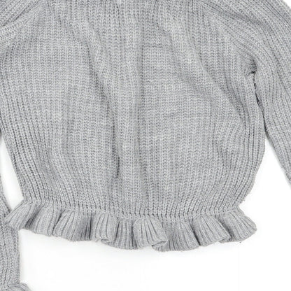 Womens UK Size 8 Select Grey Pullover Jumper