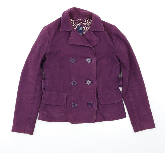 Gap Womens Purple   Pea Coat Coat Size S