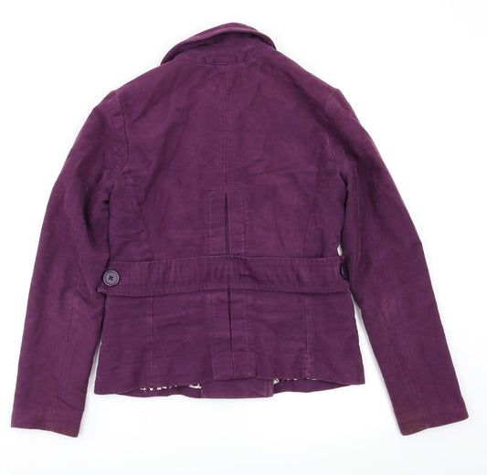 Gap Womens Purple   Pea Coat Coat Size S
