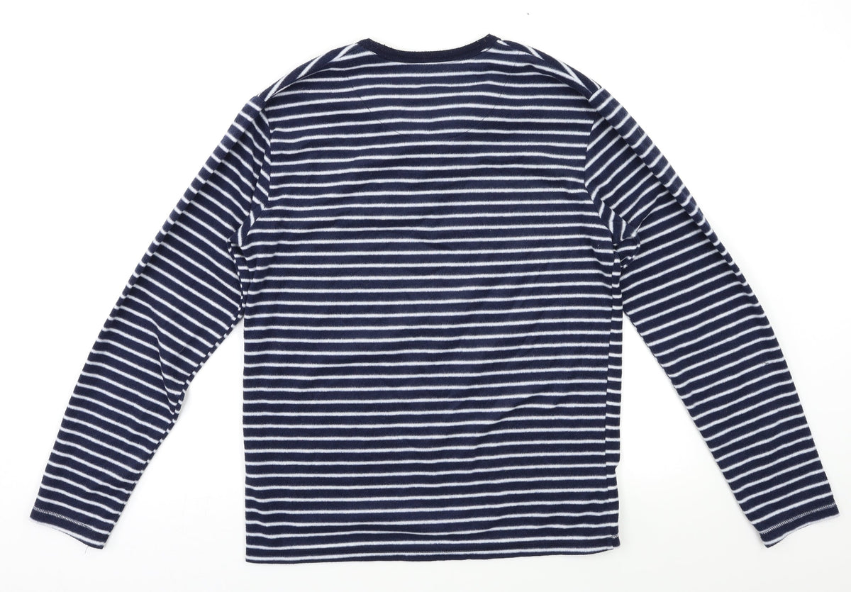 Primark Womens Blue Striped  Top Pyjama Top Size S