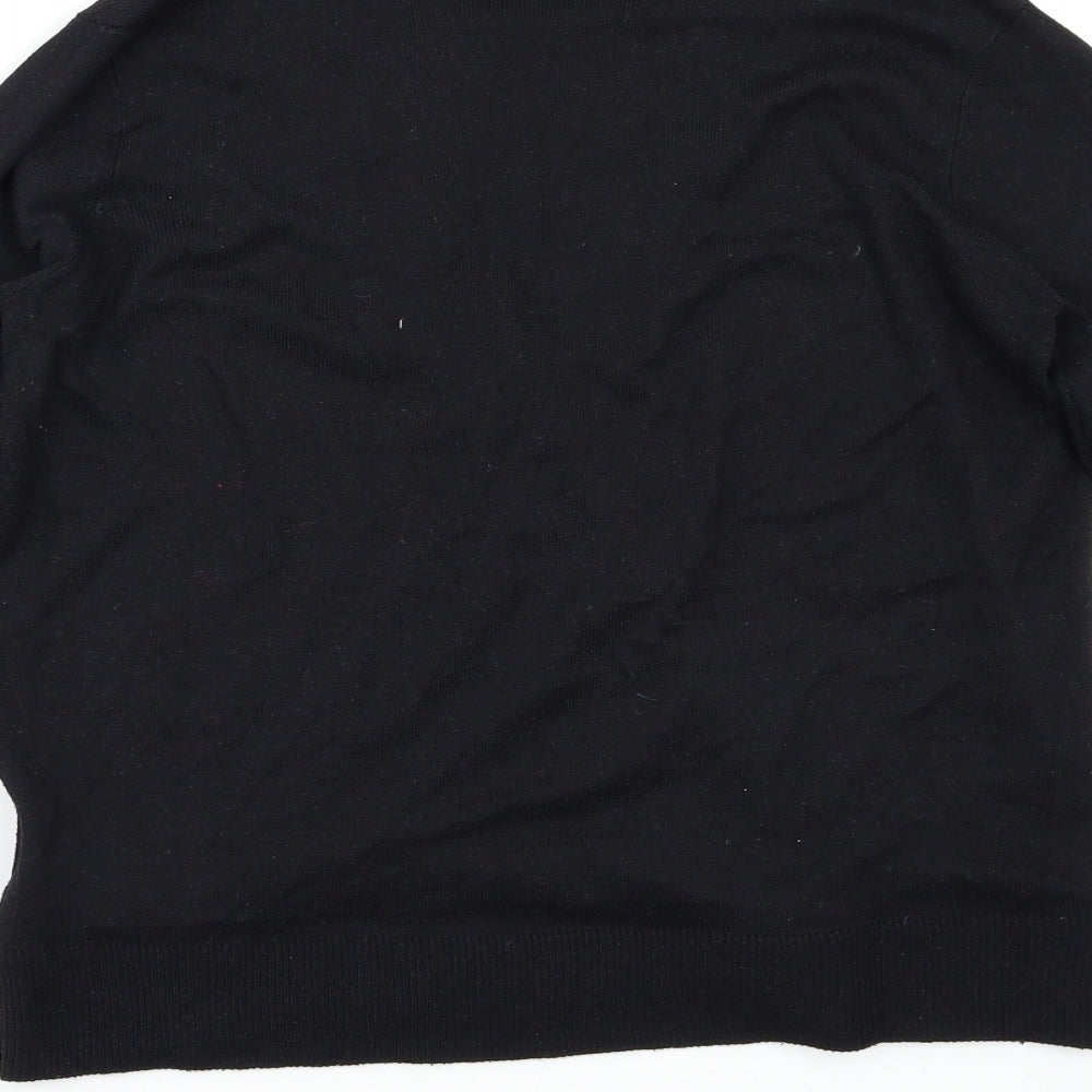 Womens UK Size S VILA Black Pullover Jumper