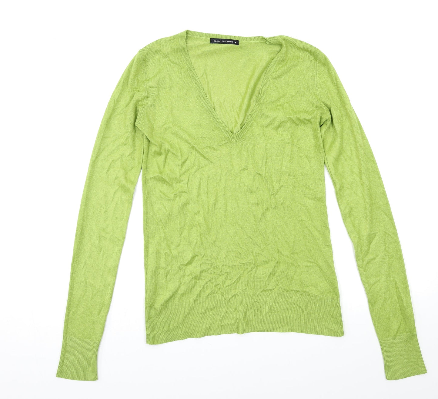 Womens UK Size 8 NEXT Green Pullover Jumper