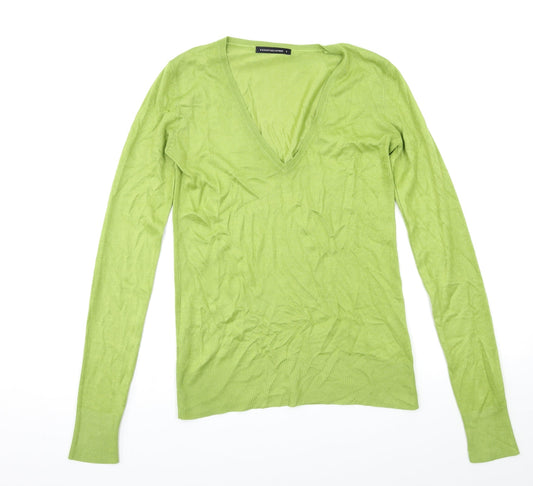 Womens UK Size 8 NEXT Green Pullover Jumper