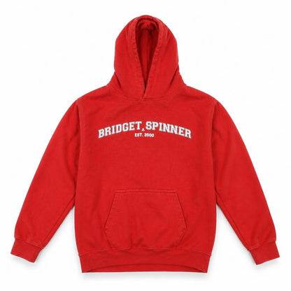 Preworn Girls Red   Pullover Hoodie Size 10-11 Years