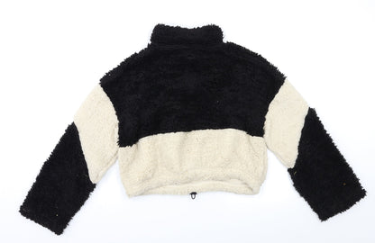 New Look Girls Black   Pullover Sweatshirt Size 14 Years
