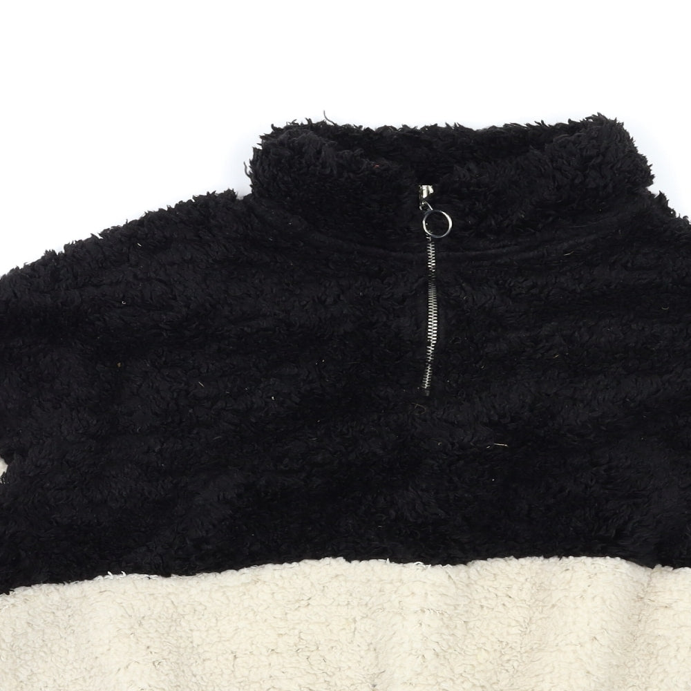 New Look Girls Black   Pullover Sweatshirt Size 14 Years