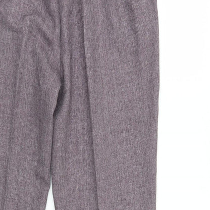 Womens UK Size 18 Damart Regular Fit  Purple Trousers
