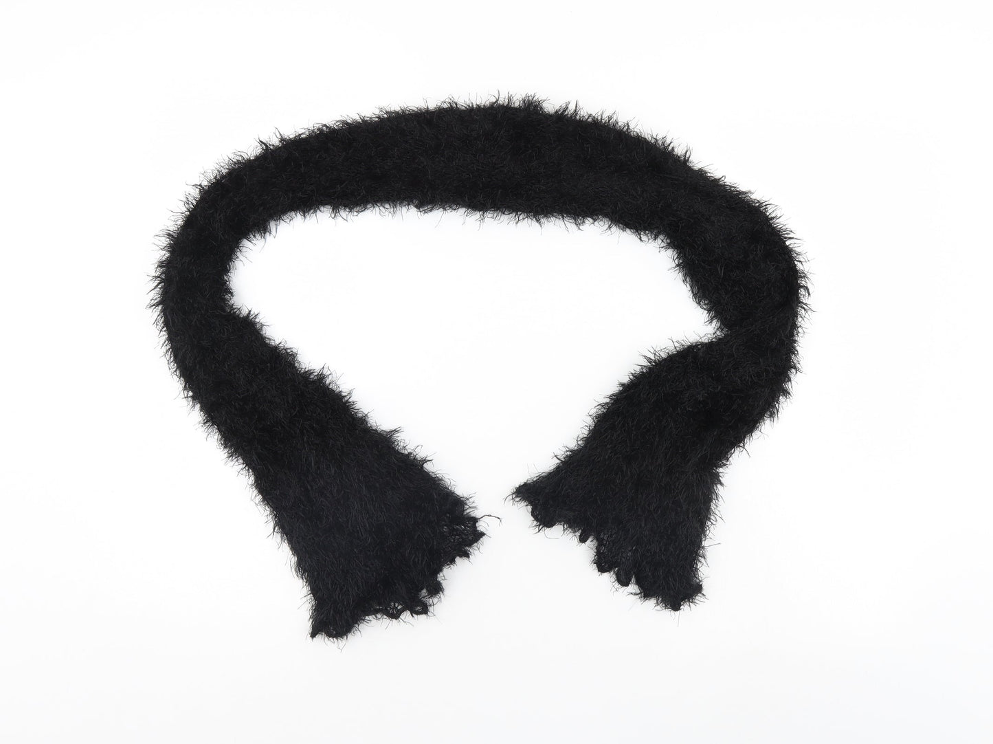 Preworn Womens Black    Scarf