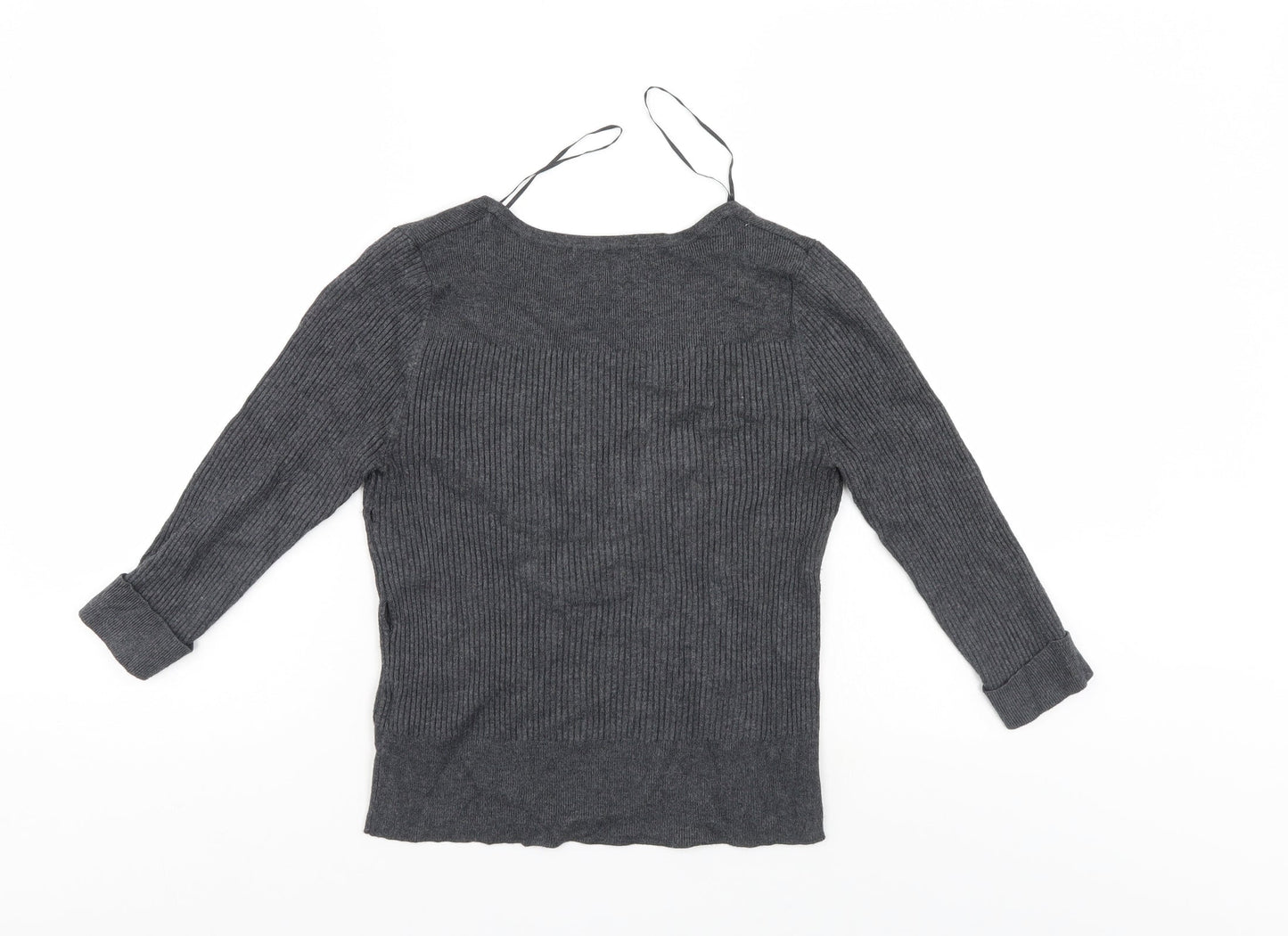 Womens UK Size 10 M&S Grey Pullover Jumper