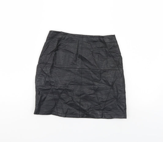 Divided Womens Black   A-Line Skirt Size 8