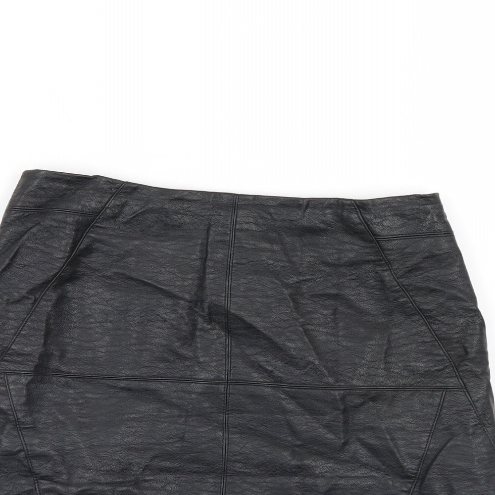 Divided Womens Black   A-Line Skirt Size 8