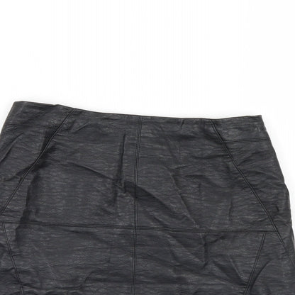Divided Womens Black   A-Line Skirt Size 8