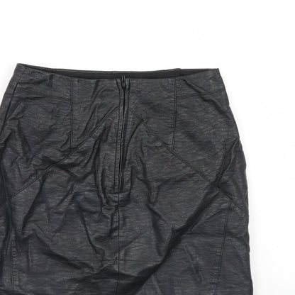 Divided Womens Black   A-Line Skirt Size 8
