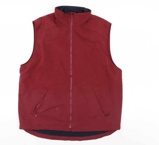 Mens UK Size  Tomas beck Red Gilet