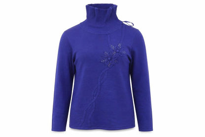 Eternal Womens Blue   Pullover Jumper Size M
