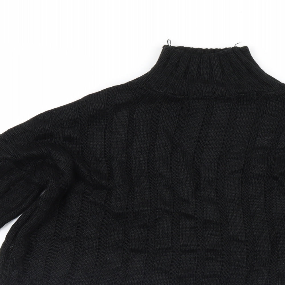 Womens UK Size M Misspap Black Pullover Jumper