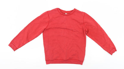 Tu Boys Red   Pullover Sweatshirt Size 9 Years
