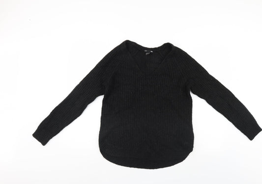 Womens UK Size S H&M Black Pullover Jumper