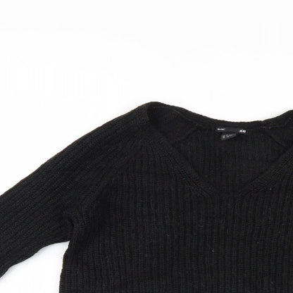 Womens UK Size S H&M Black Pullover Jumper