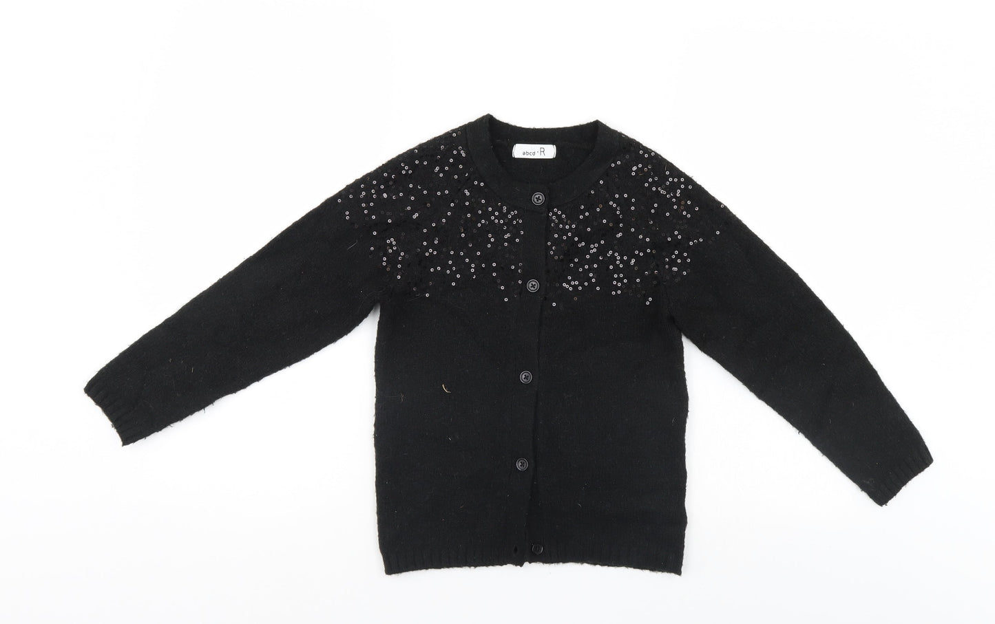 Abcd R Womens Black   Cardigan Jumper Size 8