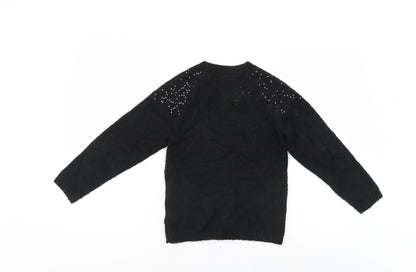 Abcd R Womens Black   Cardigan Jumper Size 8