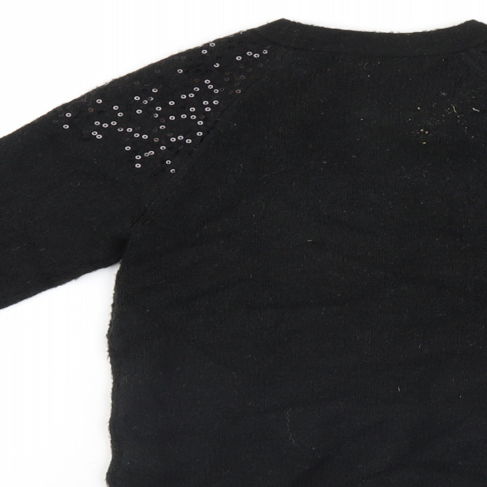 Abcd R Womens Black   Cardigan Jumper Size 8