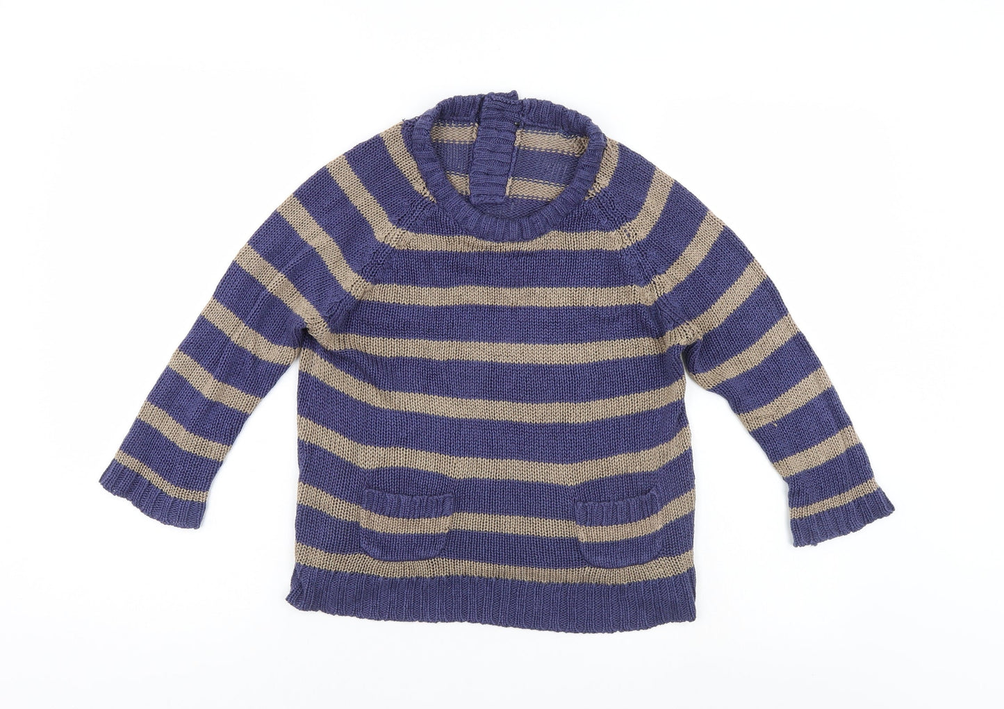 Womens UK Size 10 Preworn Multicoloured Pullover Jumper