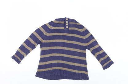 Womens UK Size 10 Preworn Multicoloured Pullover Jumper