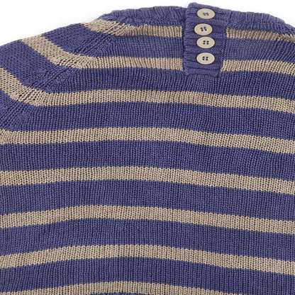 Womens UK Size 10 Preworn Multicoloured Pullover Jumper