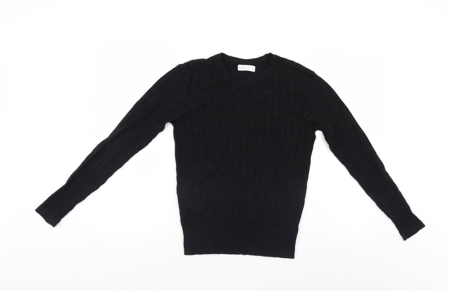 Womens UK Size 12 Papaya Black Pullover Jumper