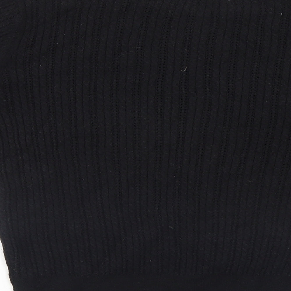 Womens UK Size 12 Papaya Black Pullover Jumper