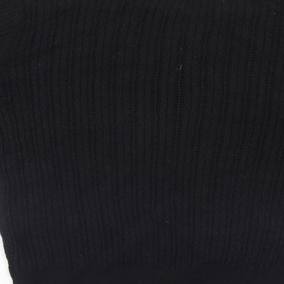 Womens UK Size 12 Papaya Black Pullover Jumper