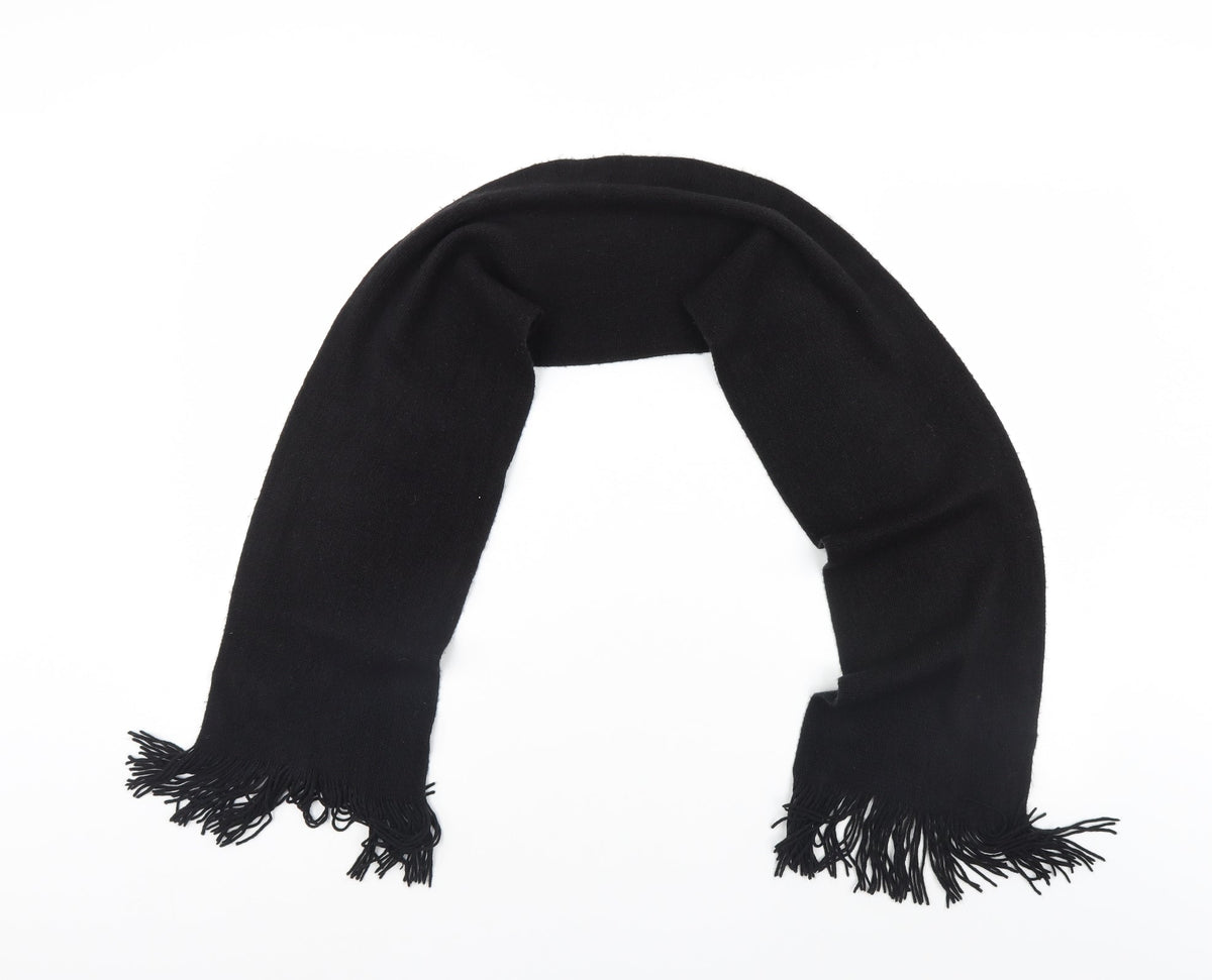 Preworn  Black   Scarf  One Size