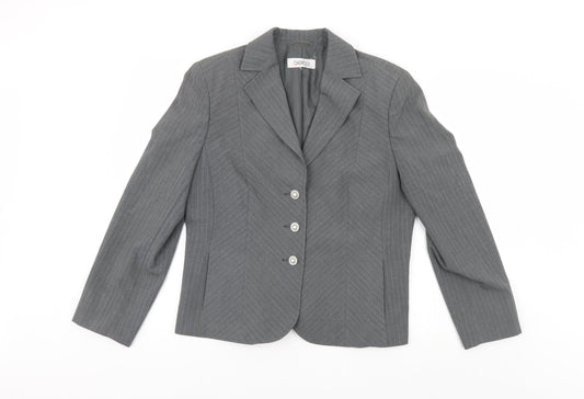 Womens UK Size 14 Gelco Regular Grey Suit Jacket