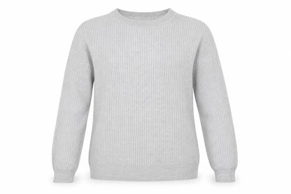 Womens UK Size 12 Atmosphere Grey Henley Jumper