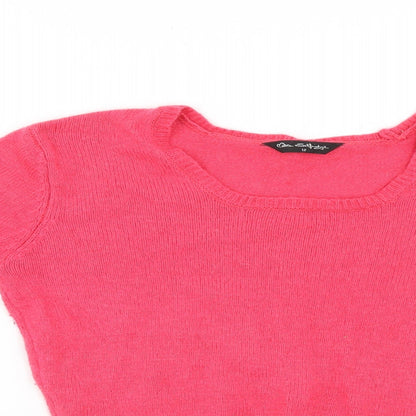 Womens UK Size 12 Miss Selfridge Pink Pullover Jumper